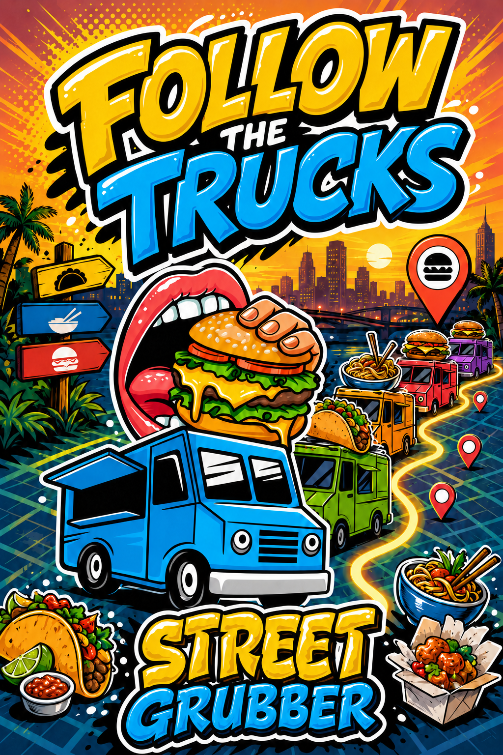 Follow the Trucks — eBook cover